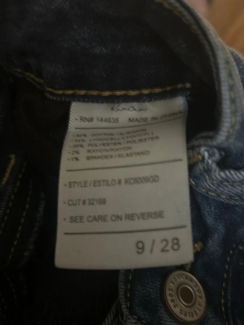 Women's Kancan Dark Blue Skinny Jeans